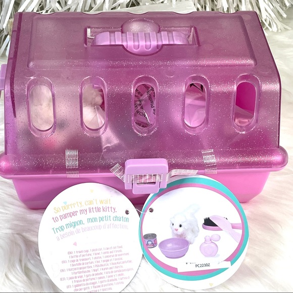 Battat Other - GROOMING CAT KIT kids toy  Battat Inc 7 PC pink